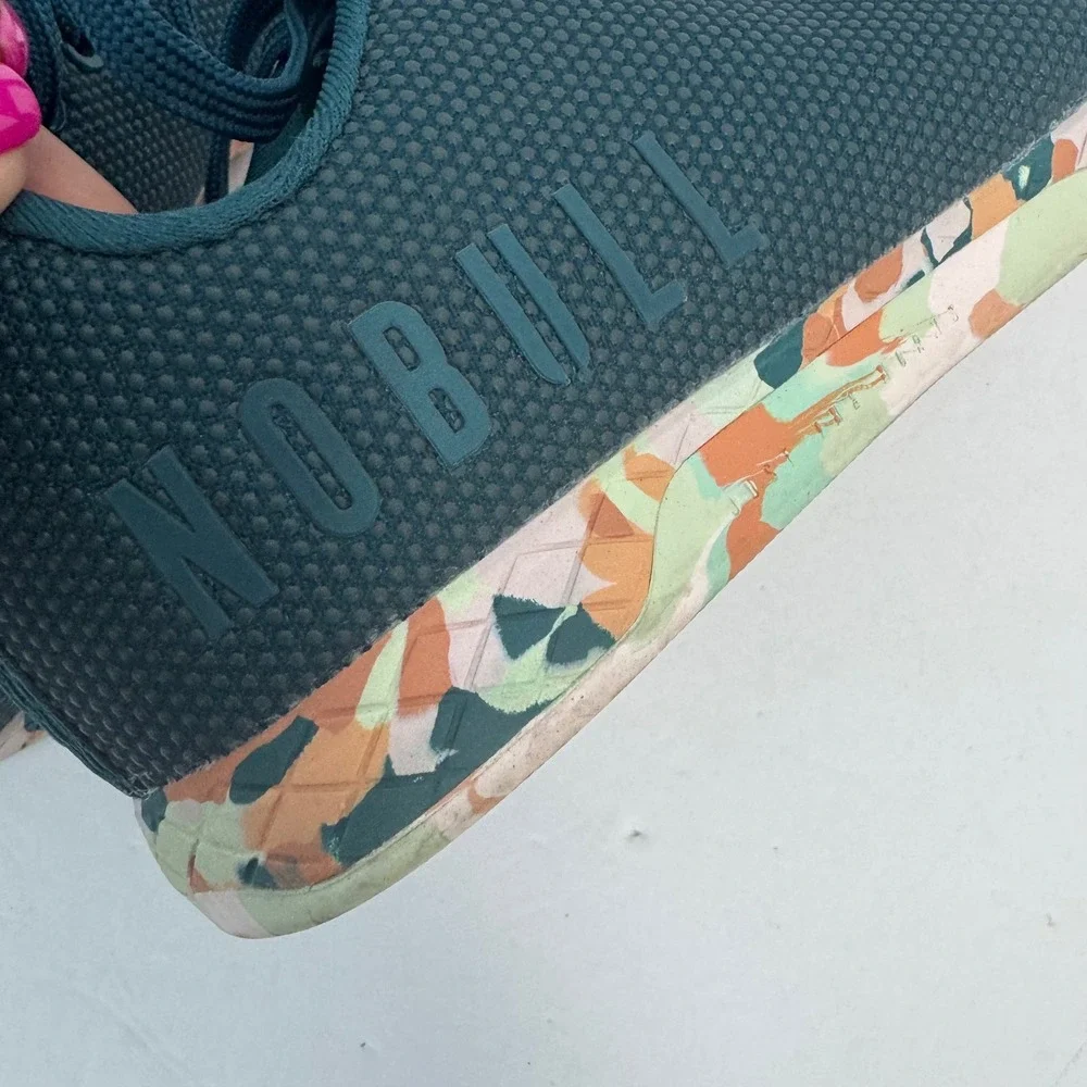 NOBULL‎ Teal SuperFabric Camo Sole Training Shoes Womens 9.5 CrossFit Trainers